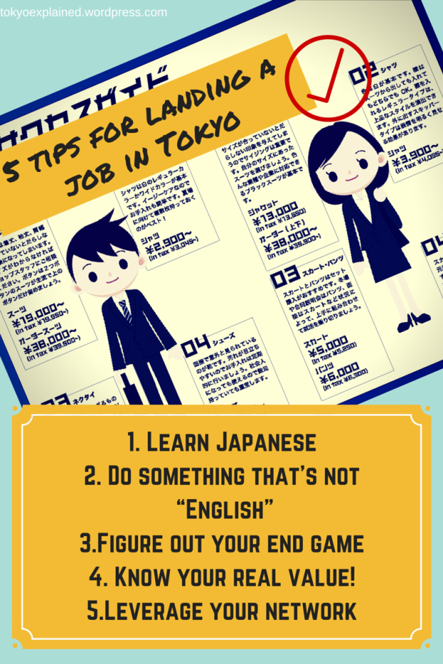 5 tips for landing a job in Tokyo